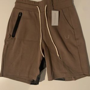ASRV Sportswear Tan Beige Shorts Size S